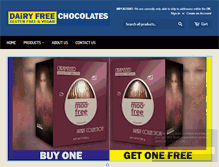 Tablet Screenshot of dairyfreechocolates.com